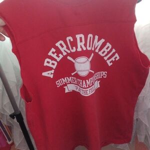 Abercrombie & Fitch Vibrant Red Top